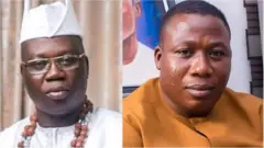 Aarẹ Gani Adams pẹlu Sunday Igboho