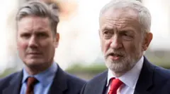 Keir Starmer ve Jeremy Corbyn