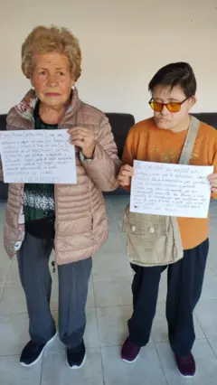 Foto de María Rosa Casanovas Esplugas e Rosa María Cano Casanovas