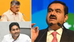 చంద్రబాబు, వైఎస్ జగన్, గౌతమ్ అదానీ