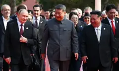 Vladmir Putin, President Xi and Kim Jong Un