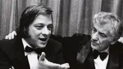Stephen Sondheim and Leonard Bernstein