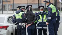 Задержание человека в Москве