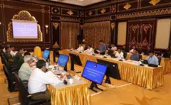 ဇူလိုင် ၁၉ ရက်၊ နေပြည်တော်၊ ရွှေစံအိမ်ဟိုတယ်မှာ NSPNC နဲ့ TNLA တို့ ဆွေးနွေးပွဲ မြင်ကွင်း