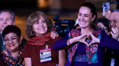 Claudia Sheinbaum y otras candidatas