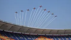 ক্রিকেট বিশ্বকাপ ২০২৩ এর ফাইনালকে কেন্দ্র করে গুজরাটের আহমেদাবাদে সাজ সাজ রব এখন। 