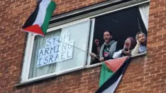 تظاهرات حامیان فلسطین در لندن در آستانه سالگرد حمله ۷ اکتبر‌