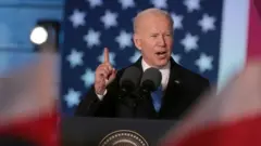 Joe Biden en Varsovia