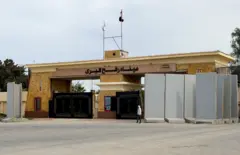 بواية معبر رفح من الجانب المصري