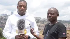 Niyonsenga Dieudonne na mugenzi we Nsenigmana Theoneste hamwe mu kiganiro mu 2019