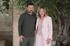 Zelensky y Meloni