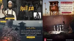 در پی انتشار پیام داعش، حامیان این گروه پوسترهای تبلیغاتی زیادی برای حمله به زندان‌ها تهیه کردند