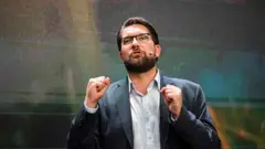 İsveç Demokratlarının lideri Jimmie Akesson