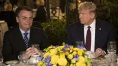 Bolsonaro e Trump
