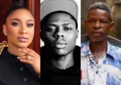 Aworan Tonto Dikeh, Mohbad àti Baba Mohbad 