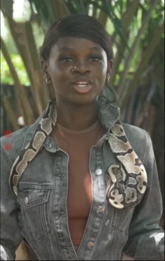 Taiwo Okikiola (Omo elejo tawọn eeyan tun maa n pe ni Ifa lejo). O gbe ejo ejo kan k'ọrun.