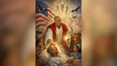 जीजसको रूपमा ट्रम्प