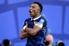 Kylian Mbappé oo dabaaldeggaya