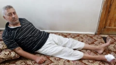 أبو قاسم اللاجئ السوري المصاب بفشل كلوي