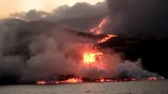 Volcán en La Palma