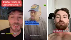 Screenshots dos criadores de conteúdo Michael Mrozinski, Ben Hurst e James Brash