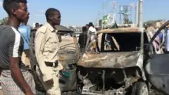 सोमालियात कारचा स्फोट