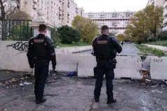 Policías en Marsella
