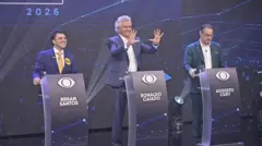 Renan Santos, Ronaldo Caiado e Augusto Cury
