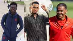 Bukayo Saka, Noah Okafor, Manuel Akanji