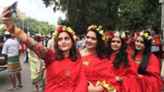 পহেলা বৈশাখে সাড়ম্বরে পালিত হয় বাংলা নববর্ষ।