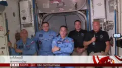 SpaceX အာကာသယာဉ်မှူးတွေ နိုင်ငံတကာ အာကာသစခန်းကို ရောက်