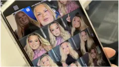 喬爾斯·勒布朗本周現身《吉米·坎摩爾直播秀》節目，此前她發佈的"端莊"TikTok視頻在網絡上走紅。