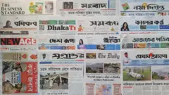আজ ঢাকা থেকে প্রকাশিত বিভিন্ন পত্রিকায় যেসব খবর গুরুত্ব পেয়েছে