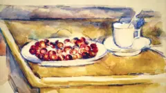 Still Life with Cherries by Paul Cézanne