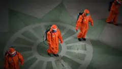 朝鮮防疫人員
