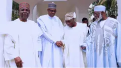 awọn olori orilẹede NAijiria nigbakan ri pẹlu aarẹ Buhari