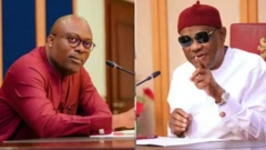 Governor Sim Fubara and Nyesom Wike