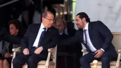 رئيس الجمهورية اللبنانية ميشال عون ورئيس الوزراء المكلف تشكيل الحكومة سعد الحريري