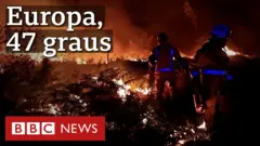 Incêndio na Europa