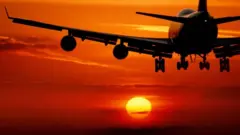 飛機降落