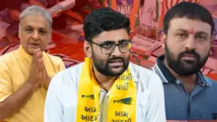 જવાહર ચાવડા, ગોપાલ ઇટાલિયા, જયેશ રાદડિયા, વીસાવદર