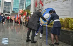 10 Kasım anma töreni sırasında Esenyurt’ta protesto sesleri duyuldu