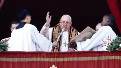 Pope Francis Christmas Day message from the Vatican.