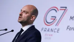 O ministro das Relações Exteriores da França, Jean-Noël Barrot