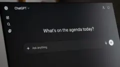 Una pantalla de ChatGPT