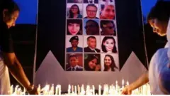 সন্ত্রাসী হামলার এক বছর পর হোলি আর্টিজান বেকারিতে নিহতদের উদ্দেশ্যে অনুষ্ঠিত হওয়া শোক অনুষ্ঠান।