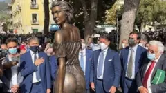 İtalya'da tartışma yaratan heykel