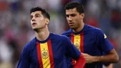 Morata y Rodri.