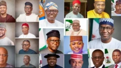 Hoton gwamnonin Najeriya