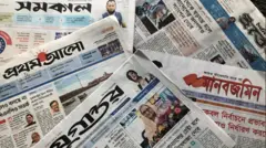কয়েকটি সংবাদপত্র